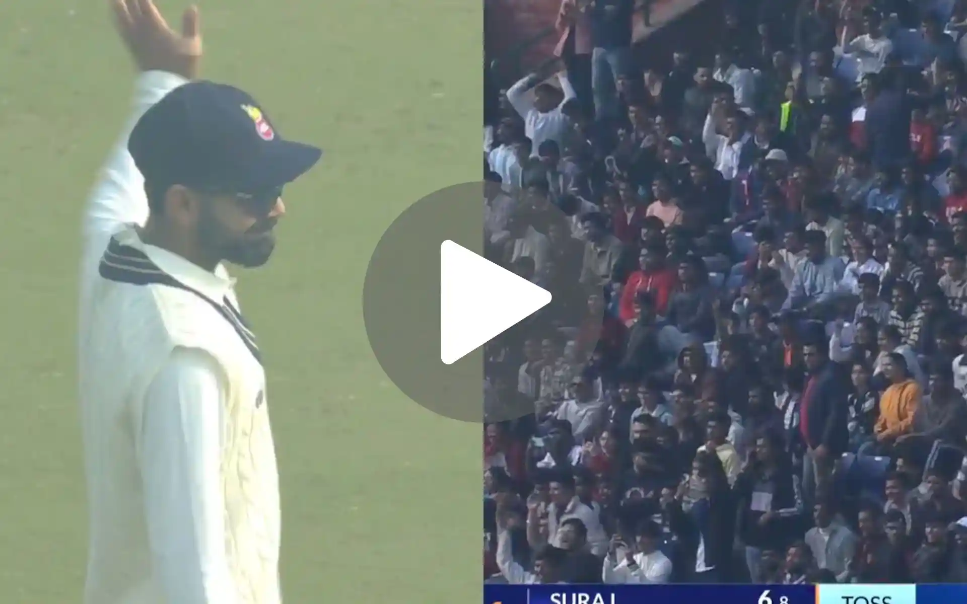 [Watch] Virat Kohli's Wave For Love Makes Jam-Packed Arun Jaitley Stadium Crowd Erupt